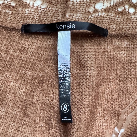 Kensie Open-Knit Waterfall Cardigan - Size Small (S) - Picture 6 of 6